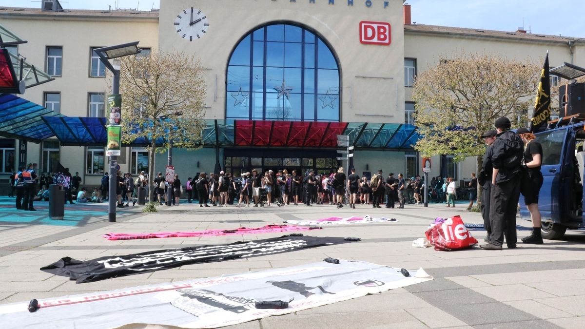 Rund 750 Teilnehmer haben sich am 1. Mai an der antifaschistischen Maidemonstration in Gera beteiligt.