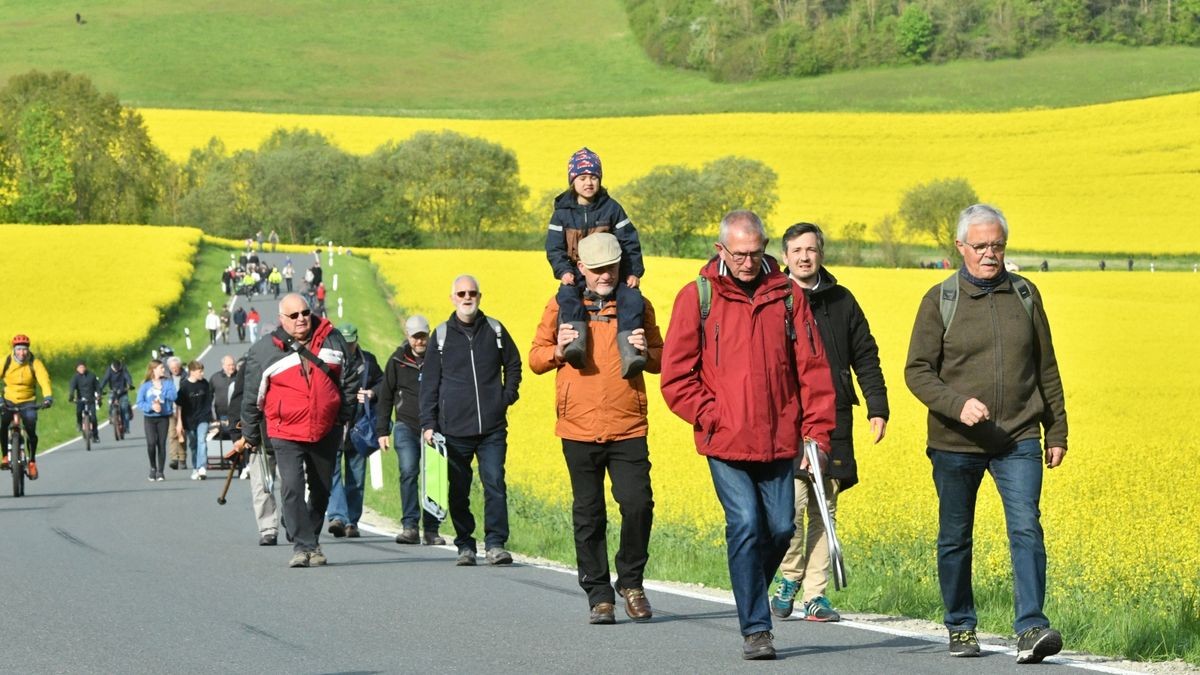 Traditionelle Männerwallfahrt zum Klüschen Hagis an Christi Himmelfahrt. (Archivfoto).