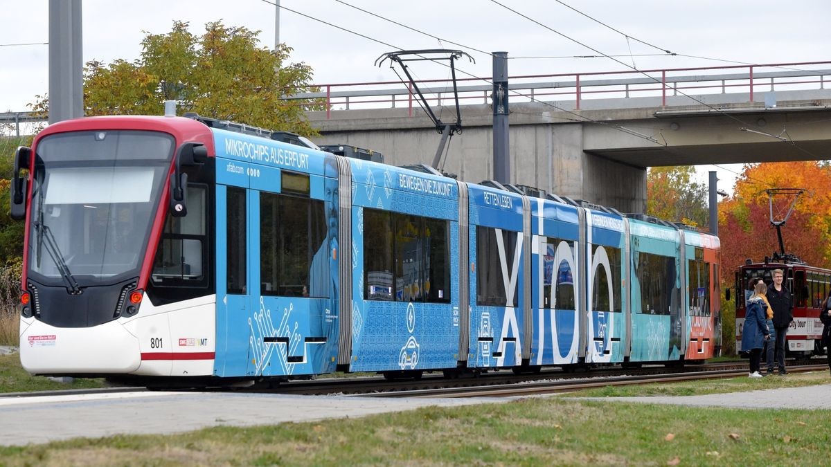 Die Erfurter Tramlink (Symboldbild).