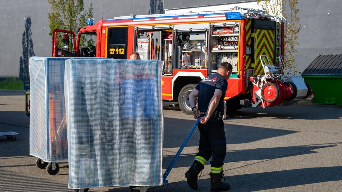 In den kommenden Tagen müssen die Luftentfeuchter die Räume weiter trocknen.