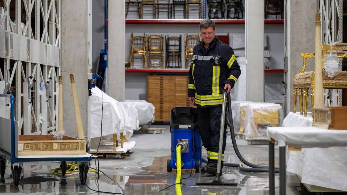 Im zentralen Museumsdepot der Klassikstiftung Weimar kam es am Montagmorgen zu einem Wasserschaden.