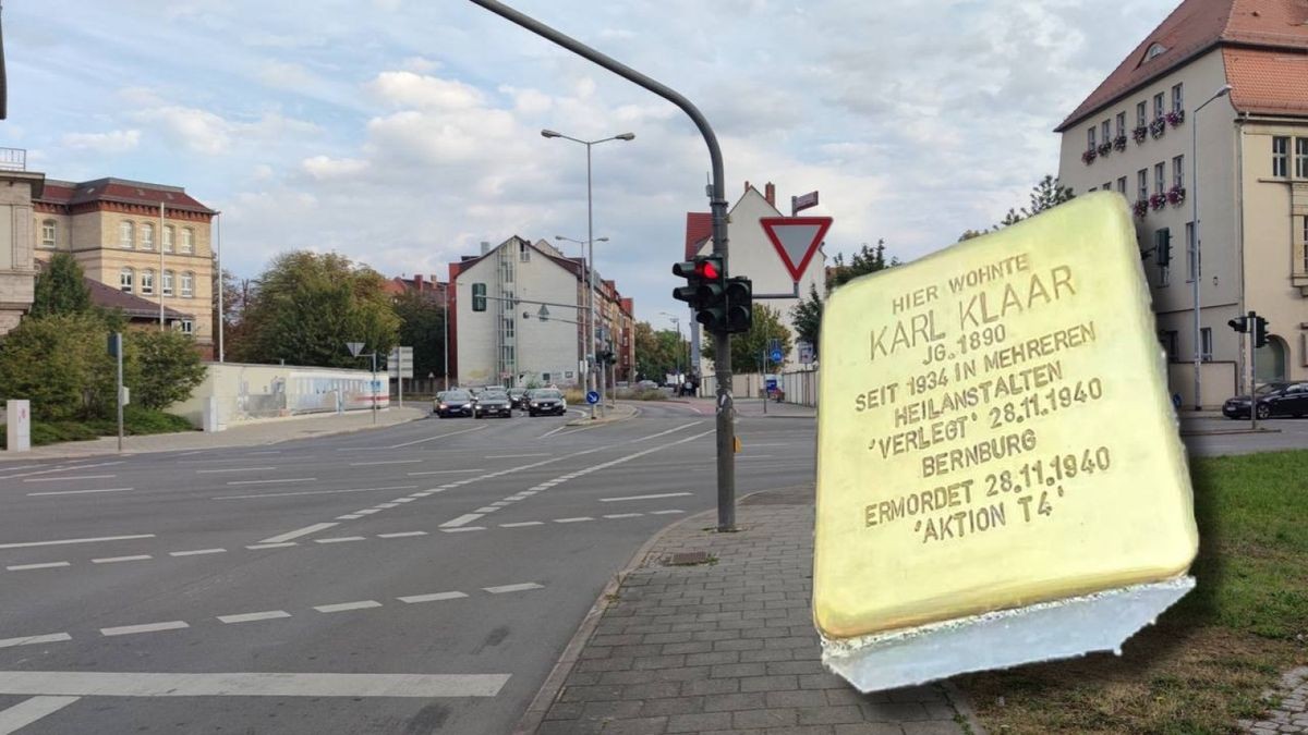 Der erste Stolperstein, der in Erfurt einen Platz findet, ist dem Kaufmann Karl Klaar gewidmdet, dessen Firma zuletzt in der Trommsdorffstraße ansässig war.