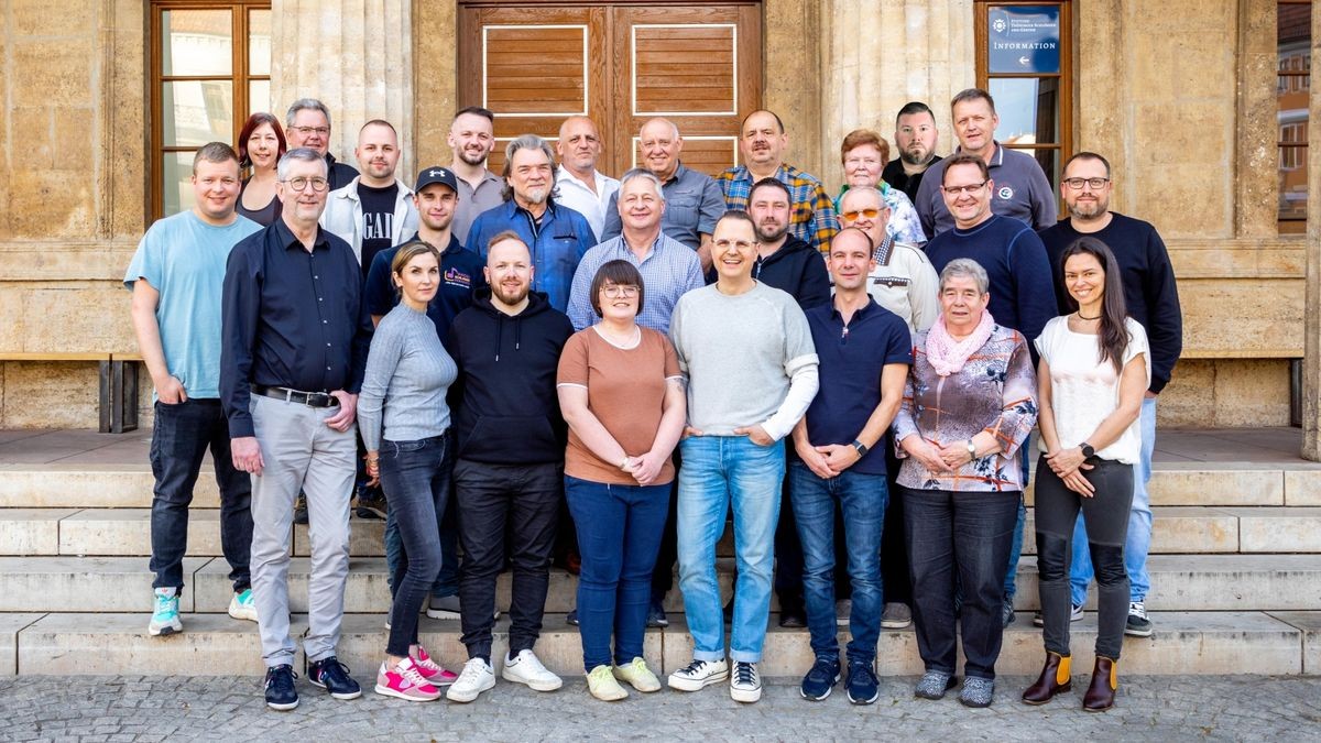 Die Kandidaten der Volkssolidarität zur Stadtratswahl in Sondershausen am 26. Mai 2024