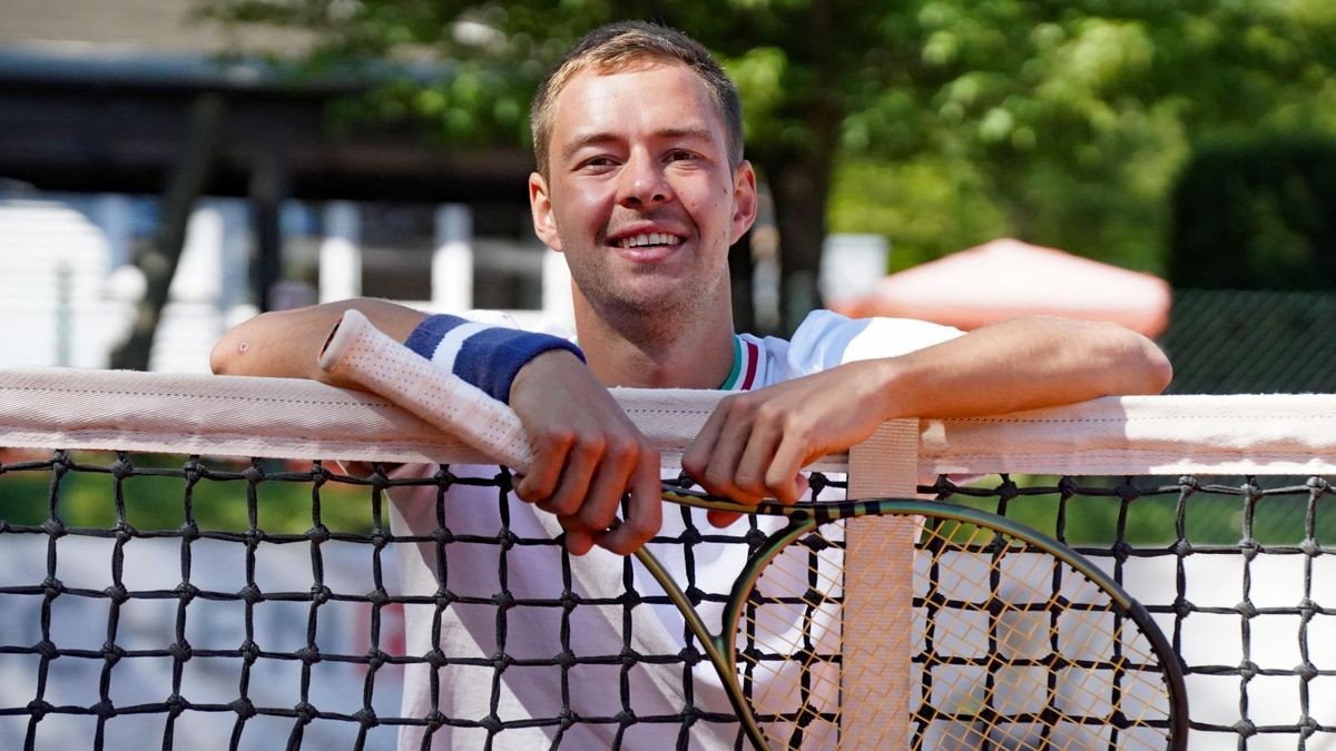 Michel Hopp ist Thüringens Nummer eins im Tennis. Um sich weiterzuentwickeln, ist der Erfurter oft unterwegs.