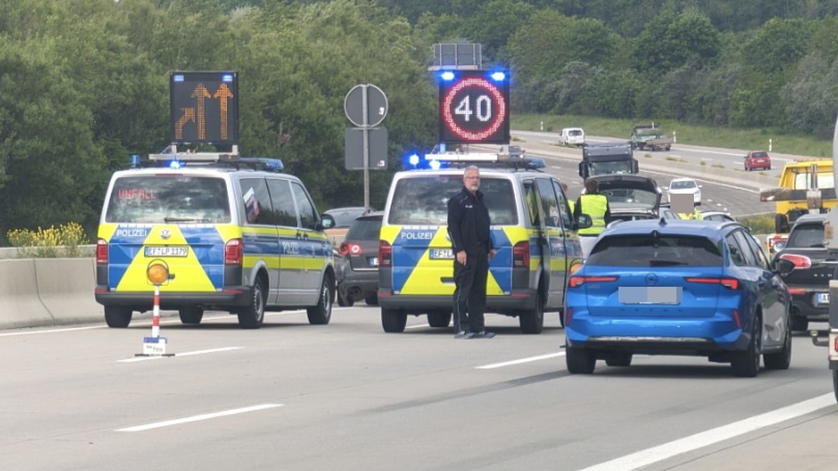 Verkehrsbehinderungen nach Unfall am Morgen auf der A4.