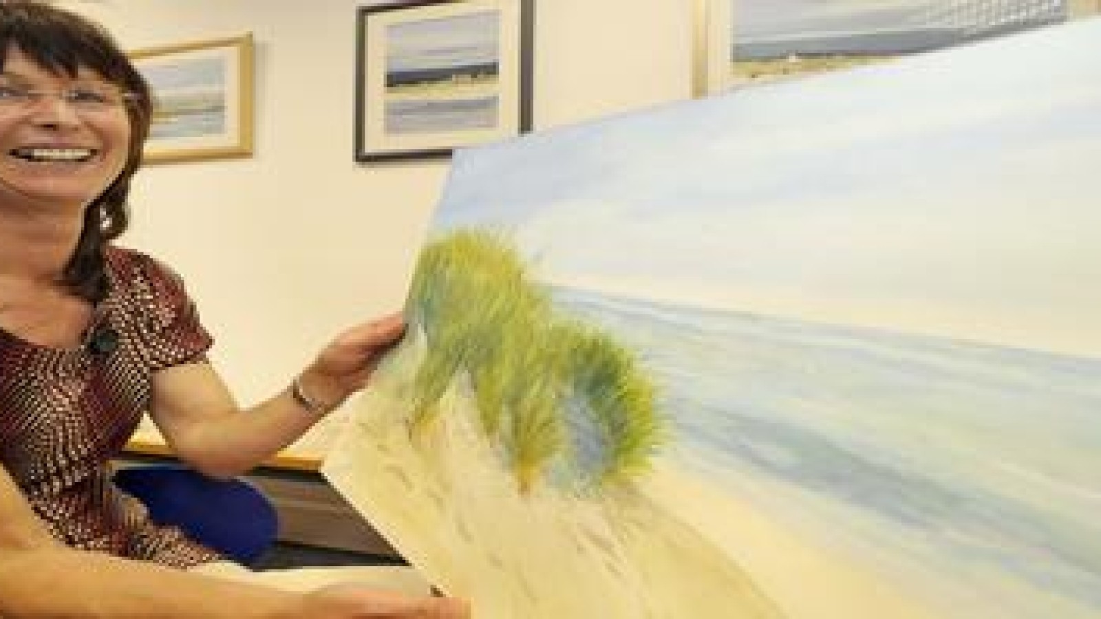 Ingrid Reichelt zeigt Aquarelle in der Stadtbücherei