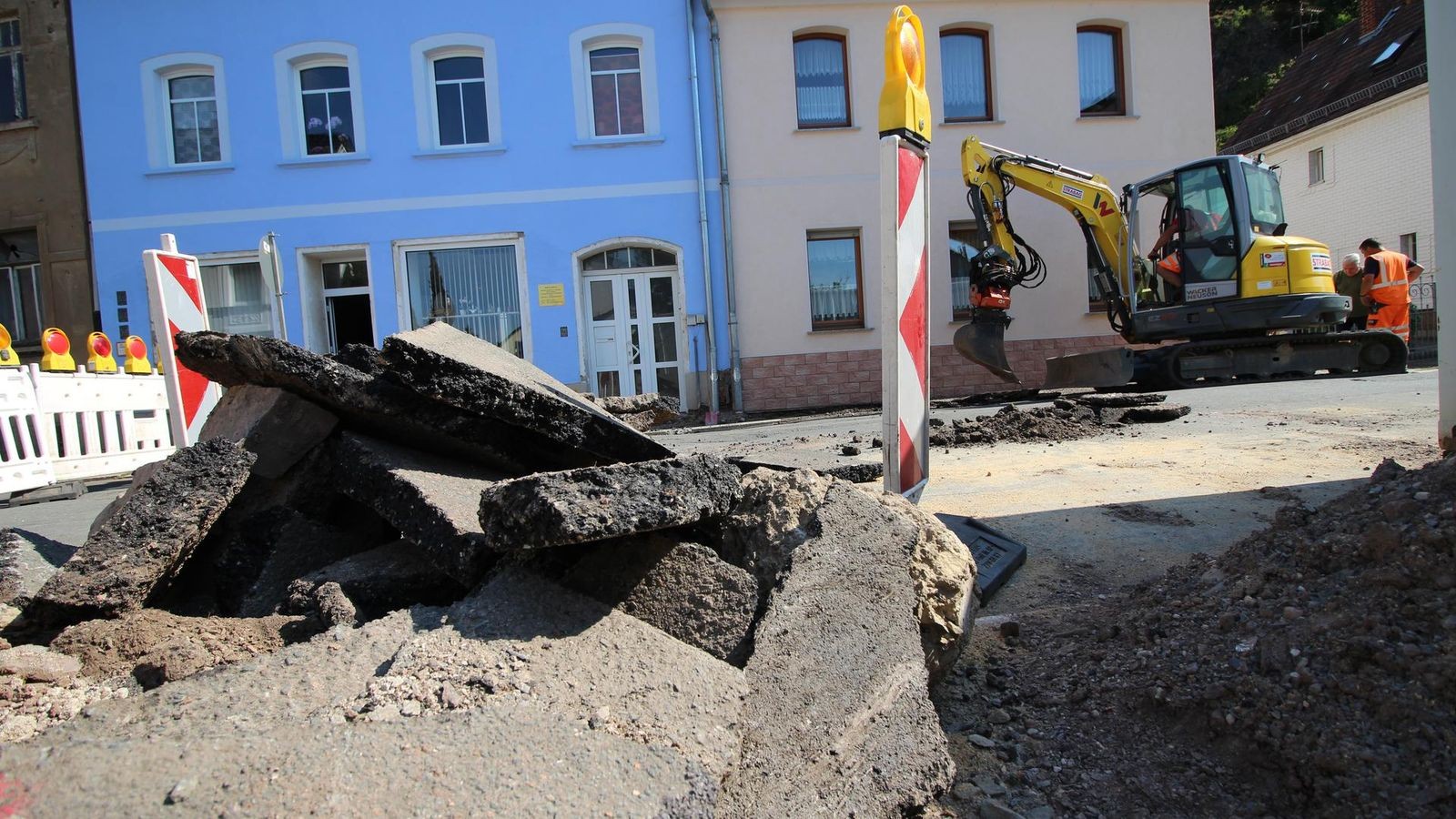 Salzstraße in Gera für fast ein Jahr gesperrt