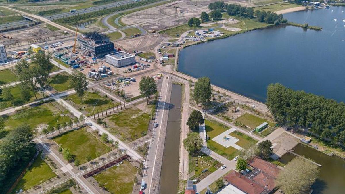 Eine Patchworkdecke aus Gärten: Das gesamte 60 Hektar große Gelände wurde in Quadrate eingeteilt.
