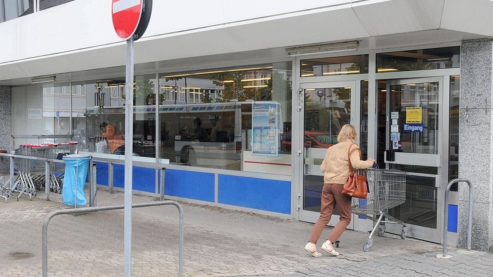 Zu wenig Platz Aldi am Bahnhof von Olpe schließt die Pforten