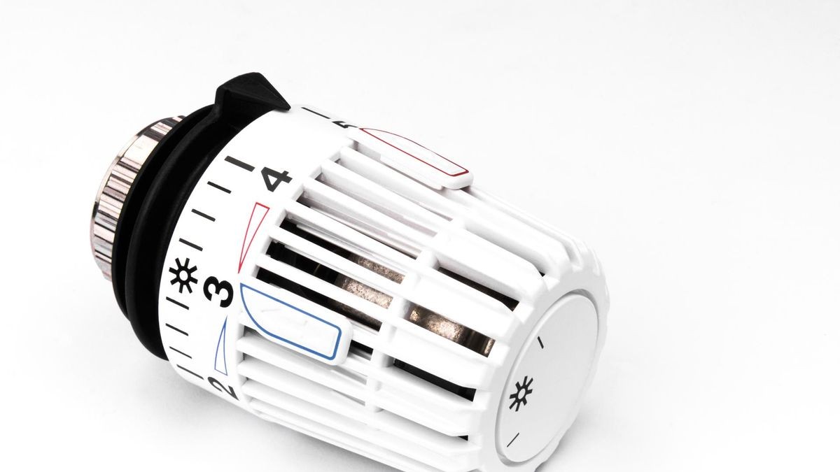 Dank der Plastik-Stifte lässt sich die Temperatur, die man mit dem Thermostat manuell einstellt, begrenzen.