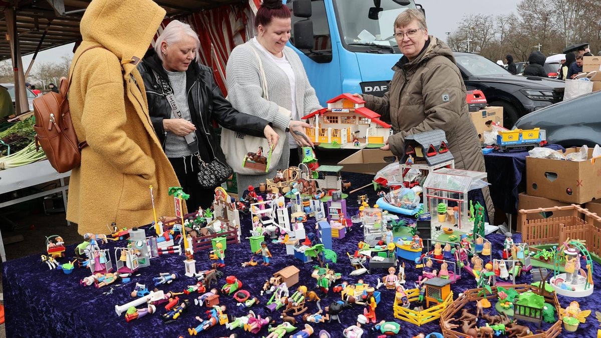 Von Spielzeug bis Kleidung wird auf den Flohmärkten in Wolfsburg viel angeboten. Am Sonntag ist wieder Großflohmarkt im Allerpark. (Archivfoto)
