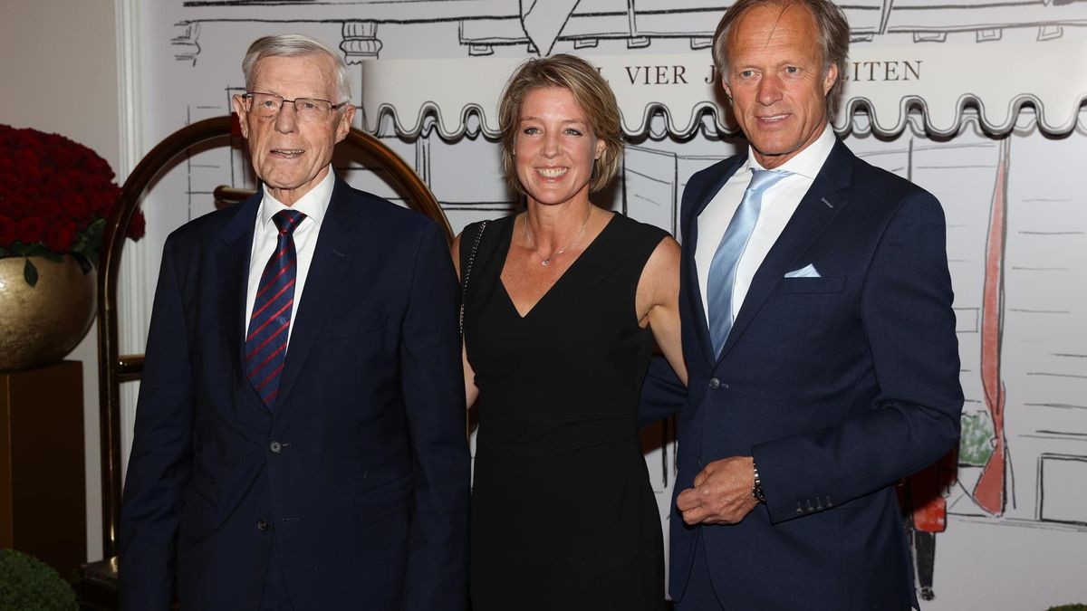 Eugen Block, Christina Block und deren Partner Gerhard Delling bei einer Veranstaltung. Eugen Block, Christina Block und deren Partner Gerhard Delling bei einer Veranstaltung.