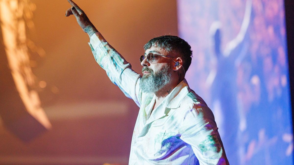 Konzert vom Rapper Sido. Konzert vom Rapper Sido.