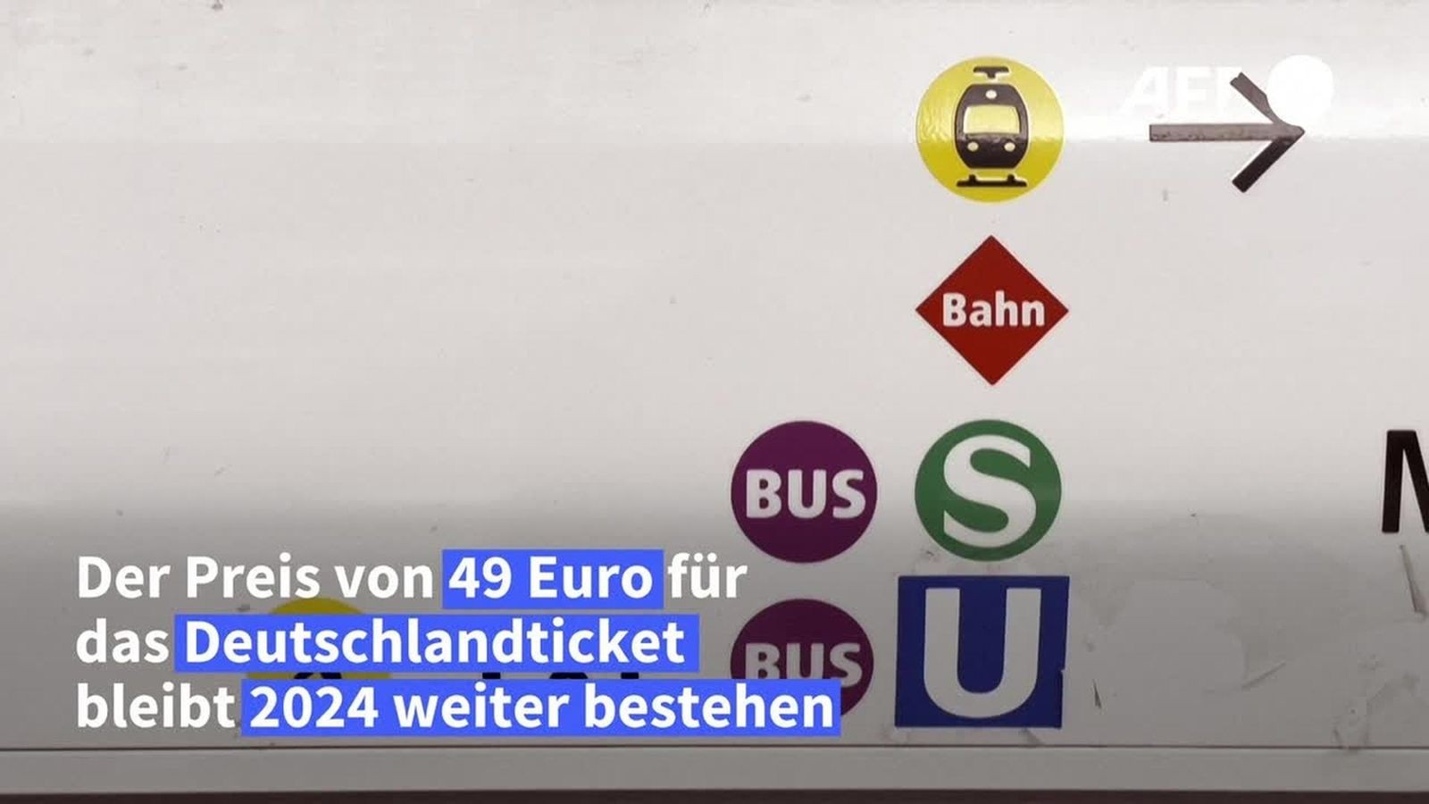  Foto zu Preis für Deutschland-Ticket bleibt 2024 bei 49 Euro 