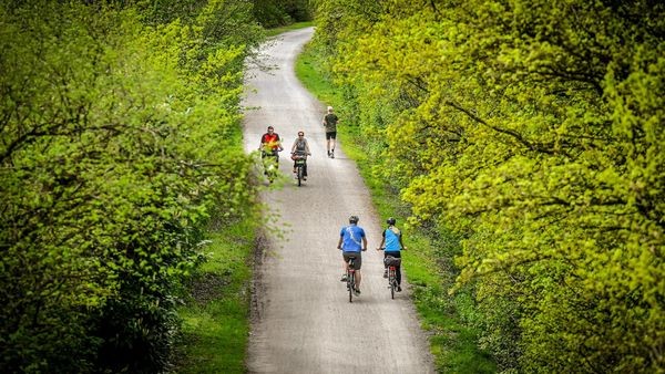 Kanalbau in Rellinghausen: Stadtwerke Essen sperren Teil des Gruga-Radwegs für Monate