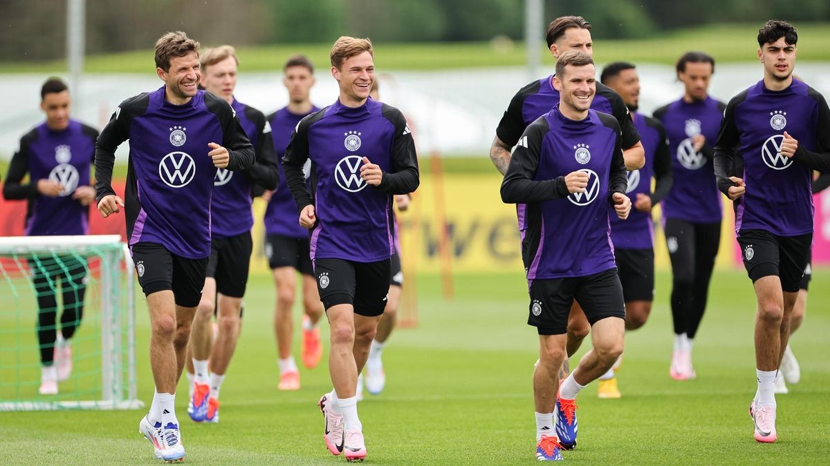 Training der DFB-Auswahl im Spa & Golf Ressort Weimarer Land.