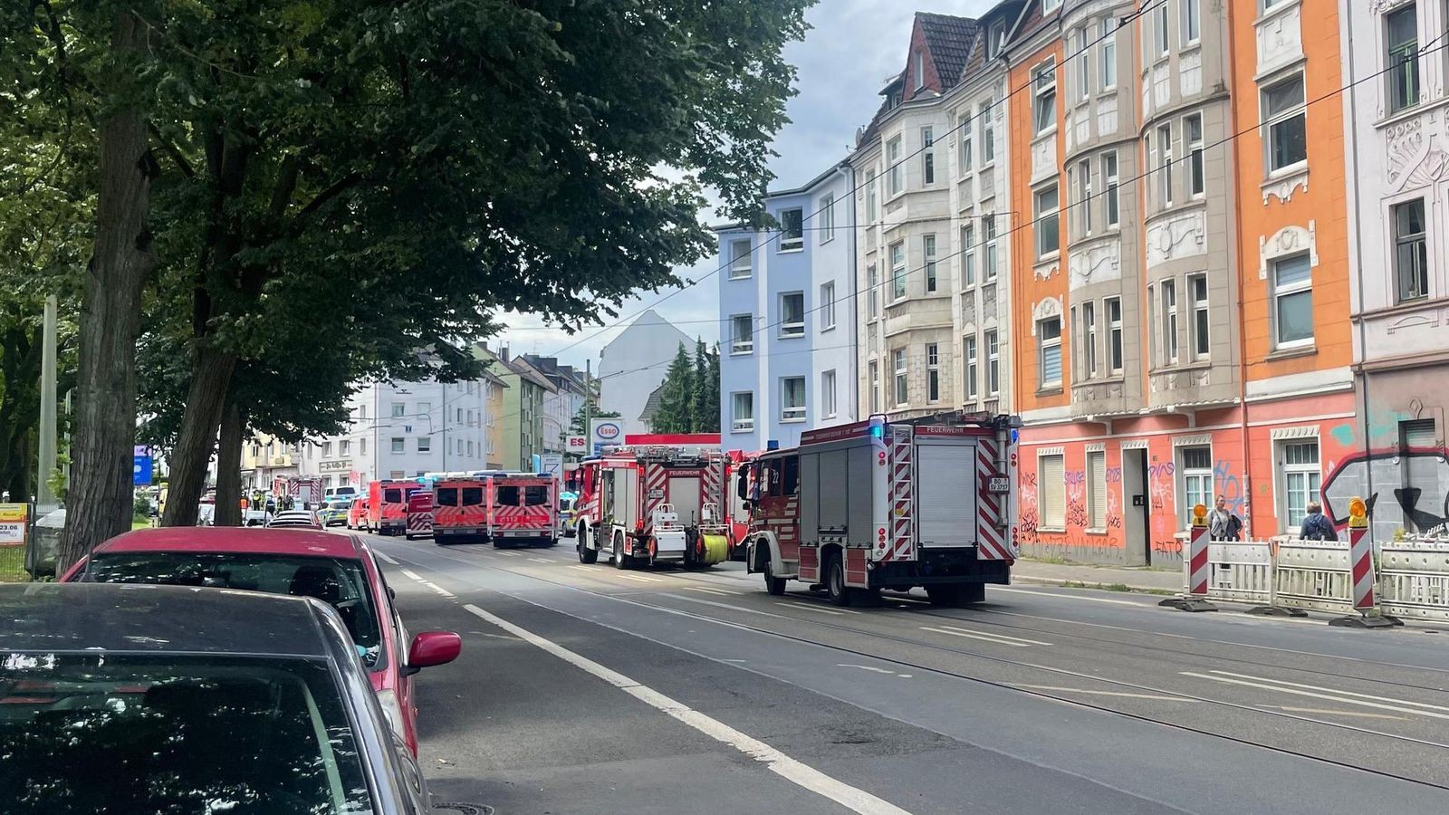 Schwerer Unfall in Bochum: Vier Menschen im Krankenhaus