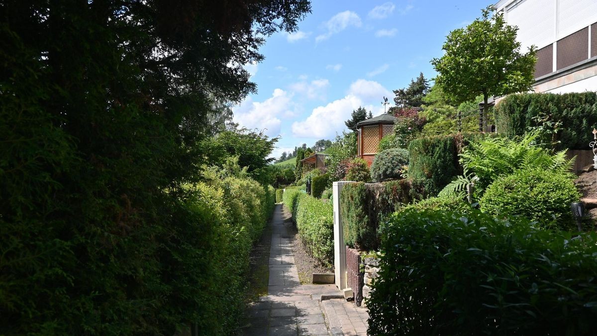 Wochenendhaussiedlung im SaaleHolzland Eine Nachbarschaft steht unter