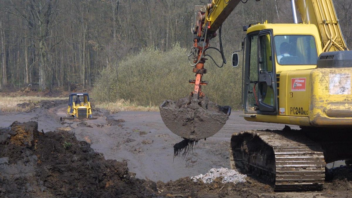 59+ Teich Ausbaggern Schlamm, Die mechanische methode zum teiche