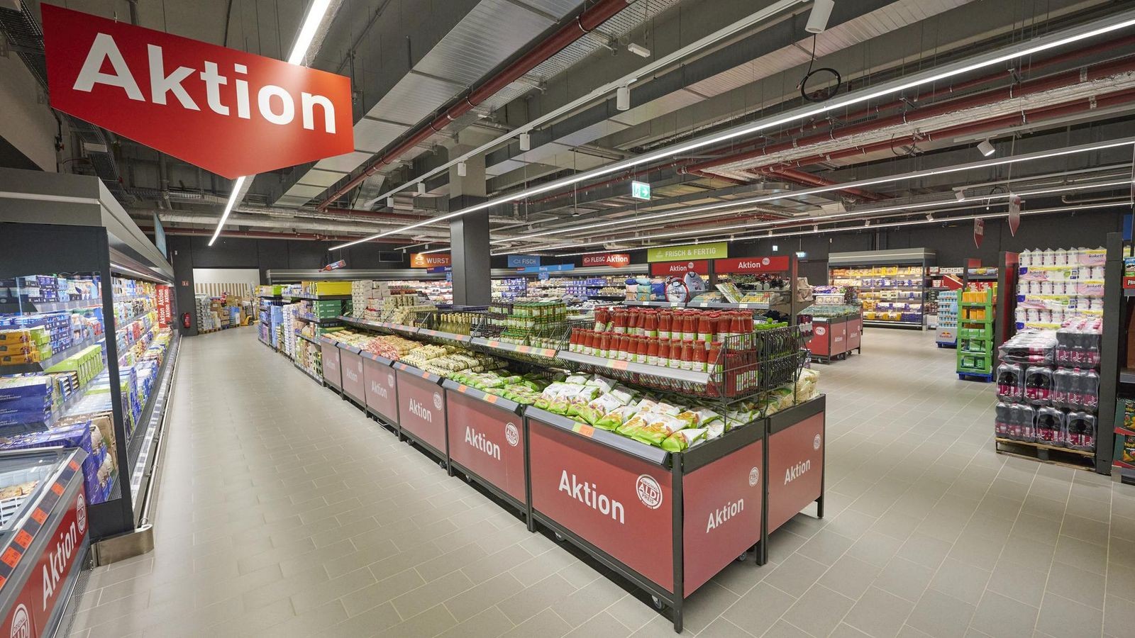 Sieben Tage Neuer Aldi bald im Königshof Essen