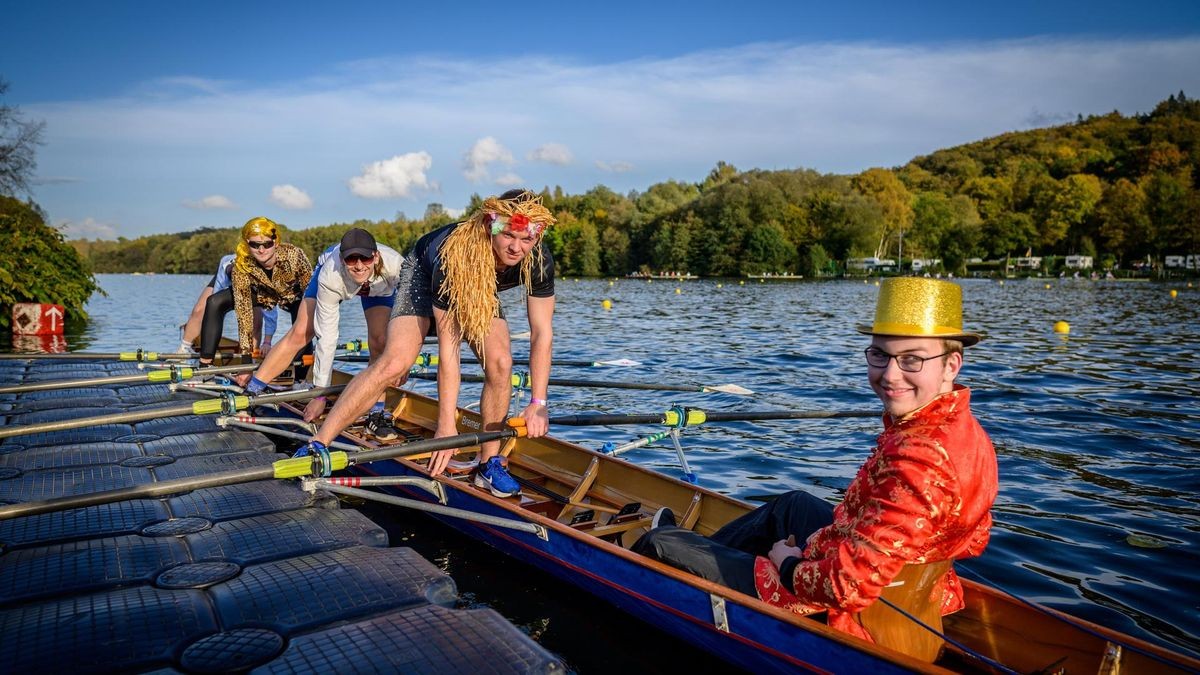 Drachenboot und Rudern Über 150 Fotos von Tag eins des Kettwiger