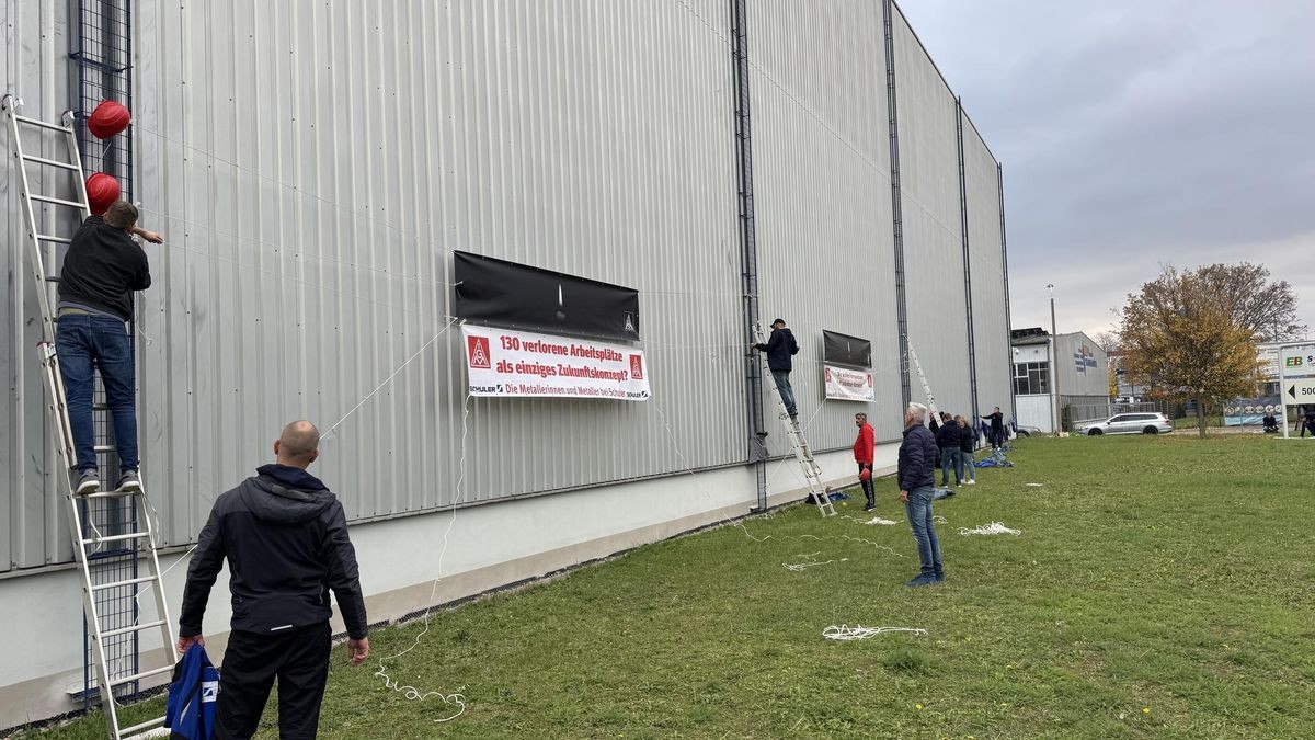 Beschäftigte von Schuler in Erfurt kämpfen um ihre Arbeitsplätze