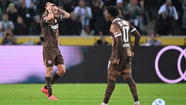 0:2-Auswärtspleite: FC St. Pauli chancenlos in Mönchengladbach