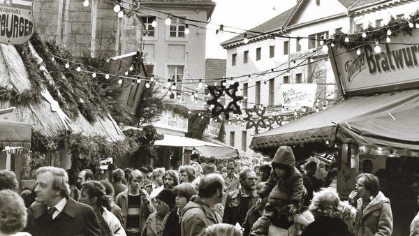 100 Jahre Weihnachtsmarkt Braunschweig: Fotos zeigen auch Streit und Schmuddelecken