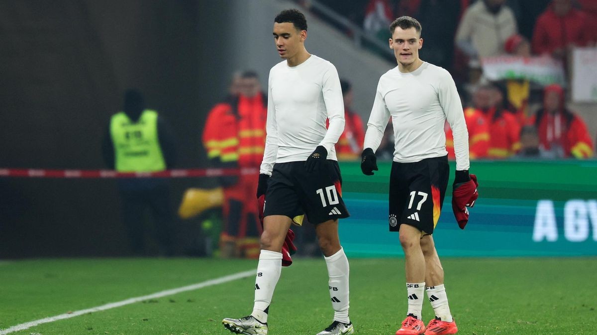 Gemeinsam in der Nationalmannschaft, gegeneinander im DFB-Pokal: Bayern Jamal Musiala (l.) und Leverkusens Florian Wirtz (r.).