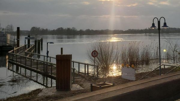 Hochwasserschaden: Bootsanleger an der Elbe bleibt gesperrt