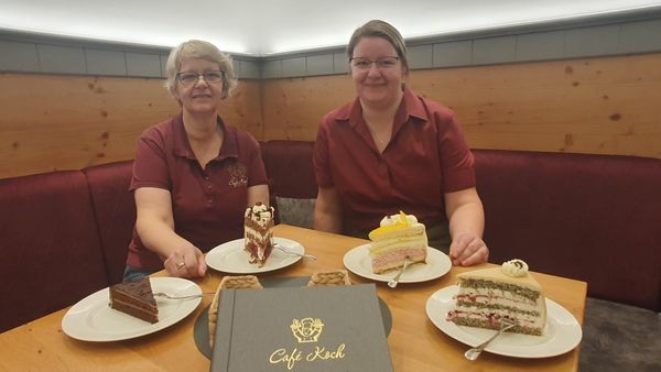 Im Café Koch ist jetzt die dritte Generation am Tortenheber