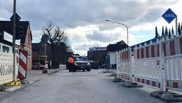 Geesthacht: Überall Stau nach Sperrung der Ortsdurchfahrt
