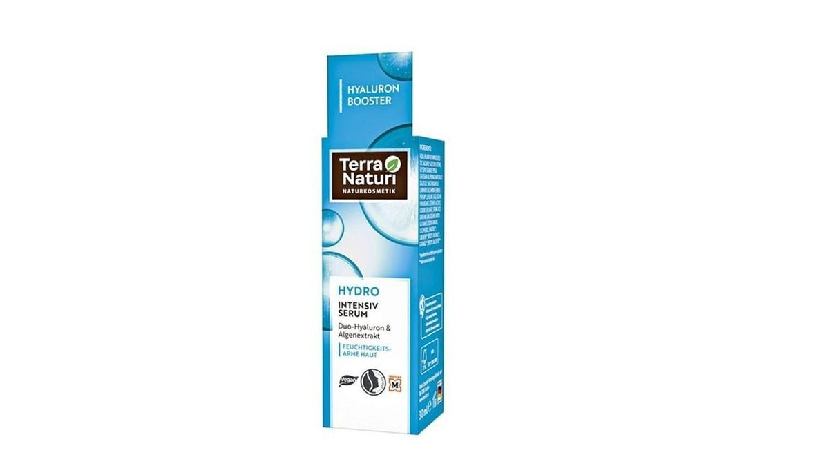 Ein Hyaluron-Serum in einer Verpackung