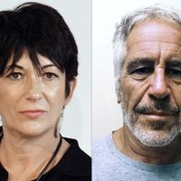 Diese Aufnahme zeigt Ghislaine Maxwell (l.) m Jahr 2013. Daneben: Der verstorbene Jeffrey Epstein. Diese Aufnahme zeigt Ghislaine Maxwell (l.) m Jahr 2013. Daneben: Der verstorbene Jeffrey Epstein.
