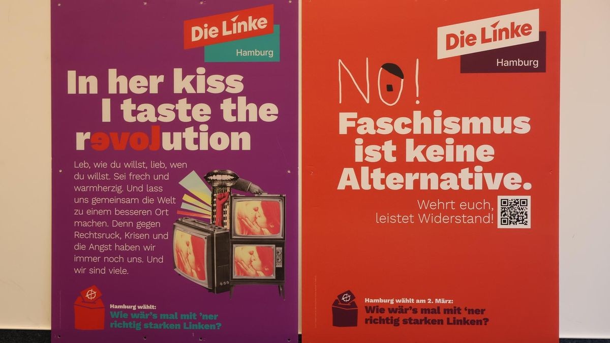 Nach Hamburg-Wahl: Irrer Run auf Linken-Wahlplakate für zu Hause