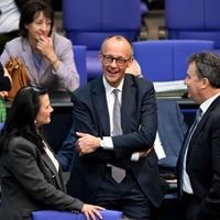 Friedrich Merz kann aufatmen: er konnte im Bundestag eine Zwei-Drittel-Mehrheit beschaffen