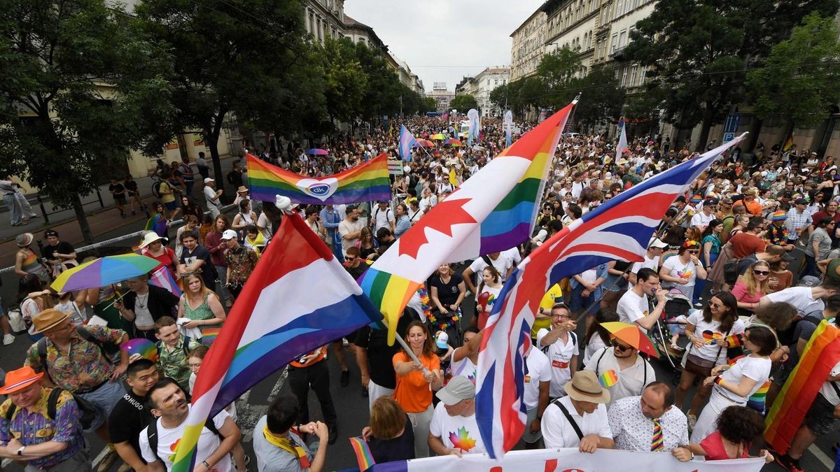 Die Pride Parade 2024 in Budapest dürfte vorerst die letzte gewesen sein.