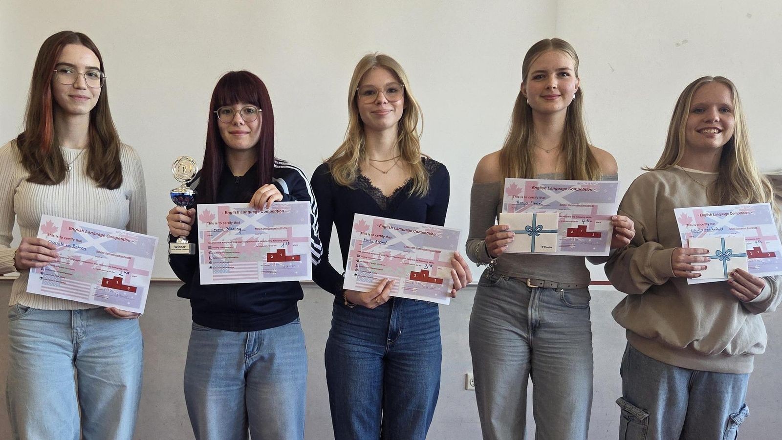 Drei Mädchen aus dem Kreis Nordhausen zählen zu den fünf Besten in Nordthüringen