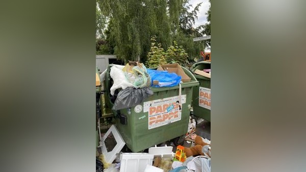 Altpapiercontainer im Kreis Peine – nach Brandstiftungen könnte Tabula rasa folgen