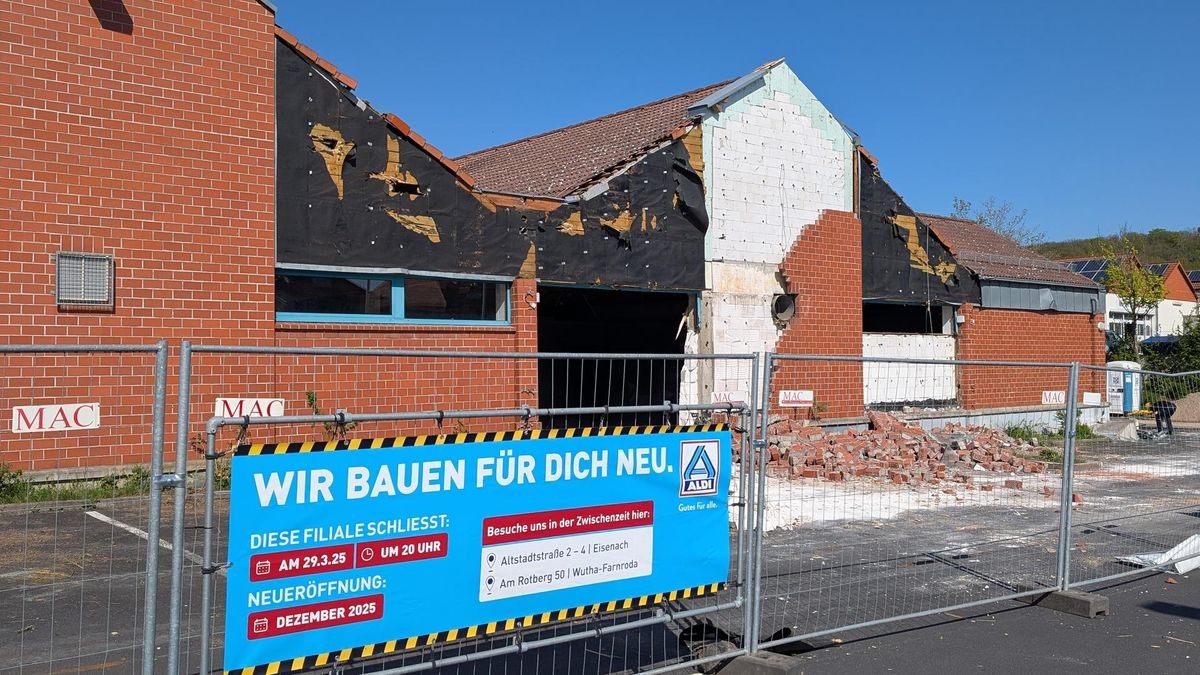 Der nächste Aldi in Eisenach wird umgekrempelt