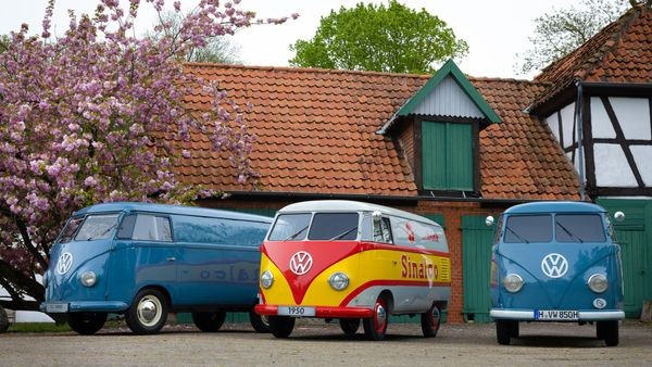 VW zeigt die drei ältesten Bullis auf dem Maikäfertreffen