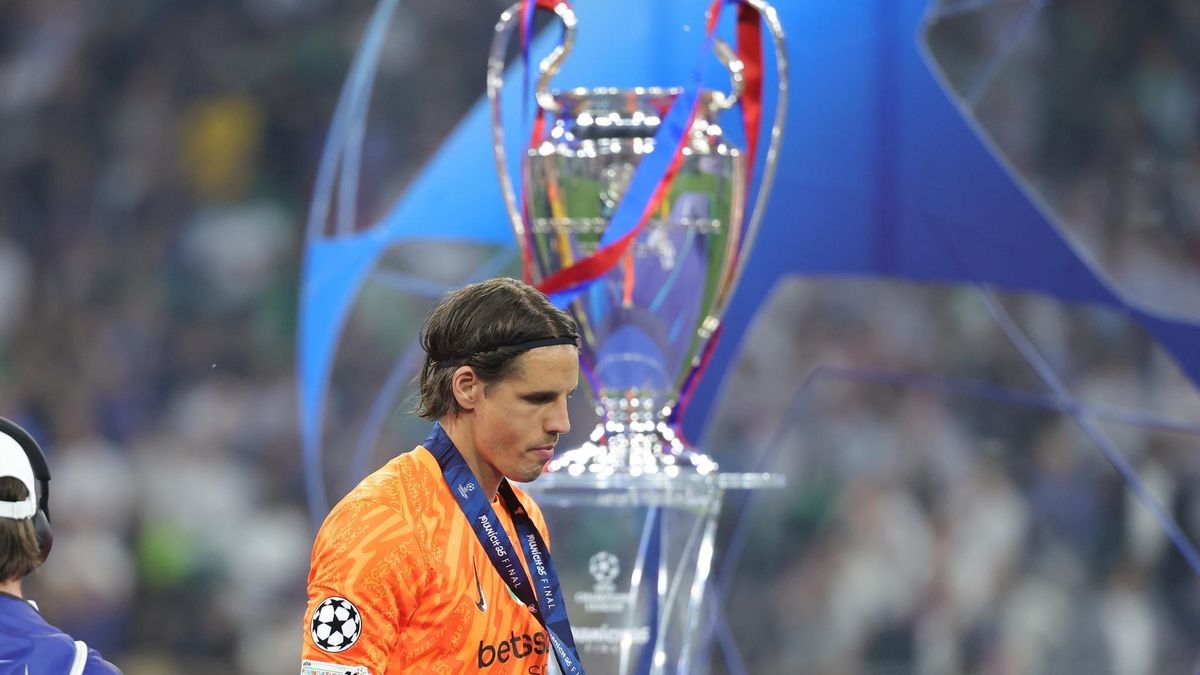 Yann Sommer mag den Henkelpott nach der Klatsche mit Inter Mailand im Finale der Champions League gegen Paris St.-Germain nicht anschauen.