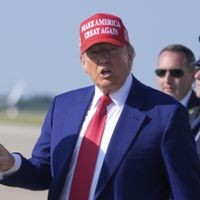 US -Präsident Trump unterwegs