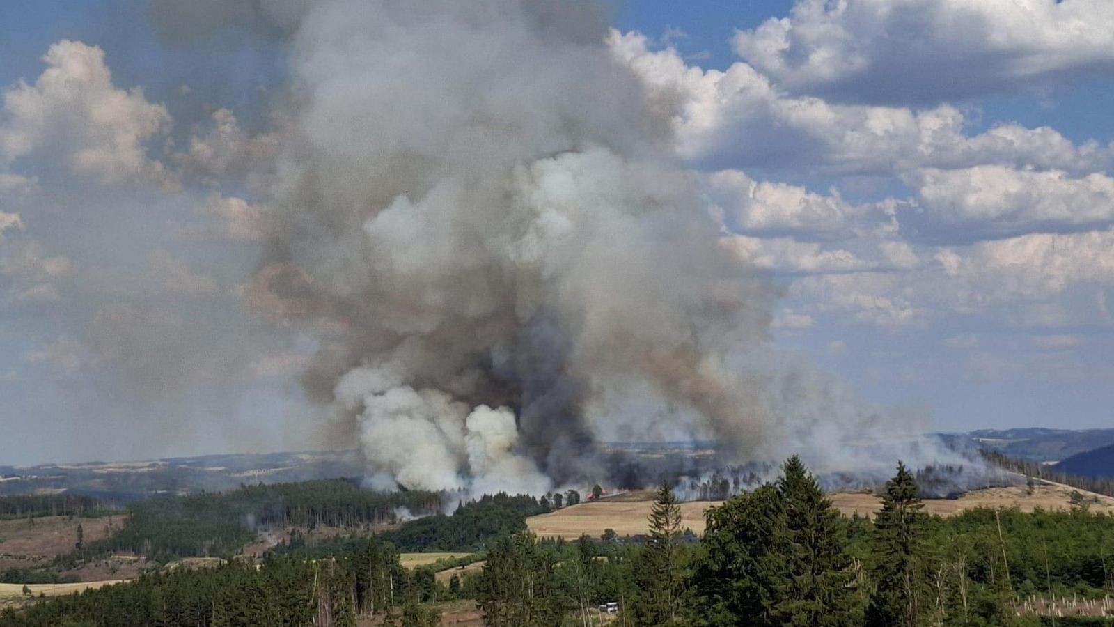 Waldbrand im Landkreis Saalfeld-Rudolstadt über Nacht ausgeweitet – 250 ...