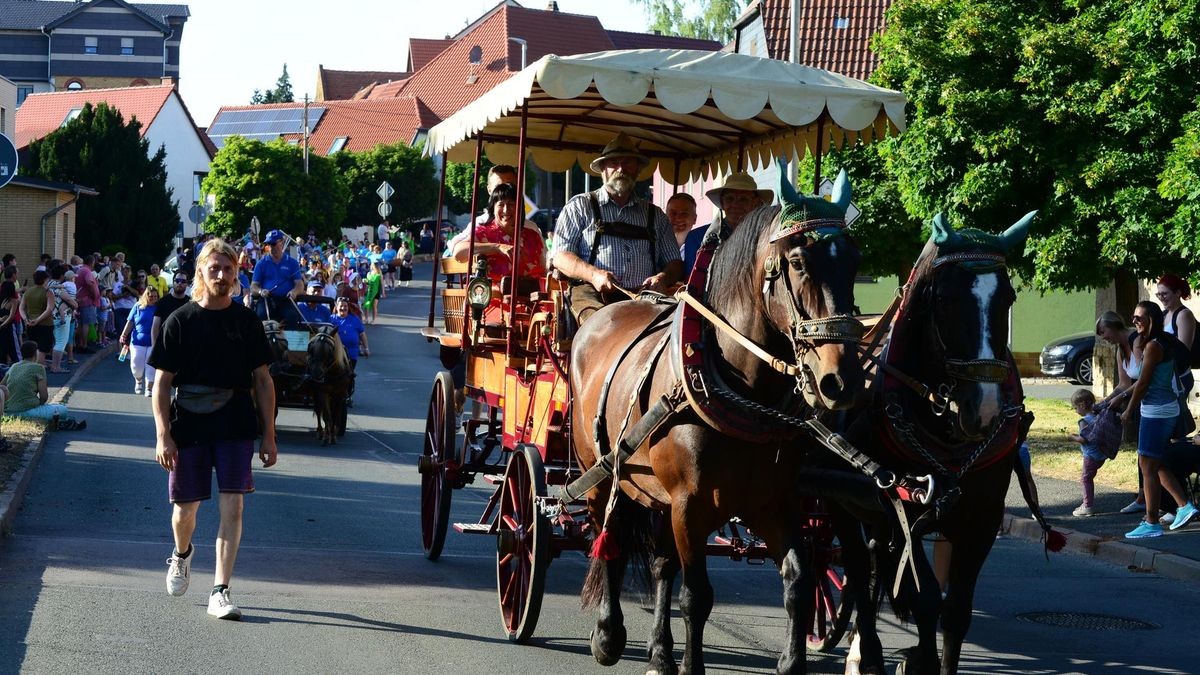 Festumzug 41. Thüringer Pferdemarkt Buttstädt