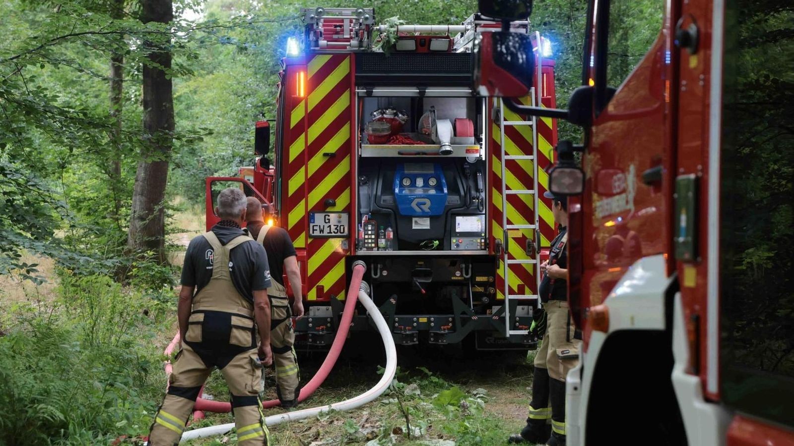 Waldbrand in Gera: Polizei geht von vorsätzlicher Tat aus