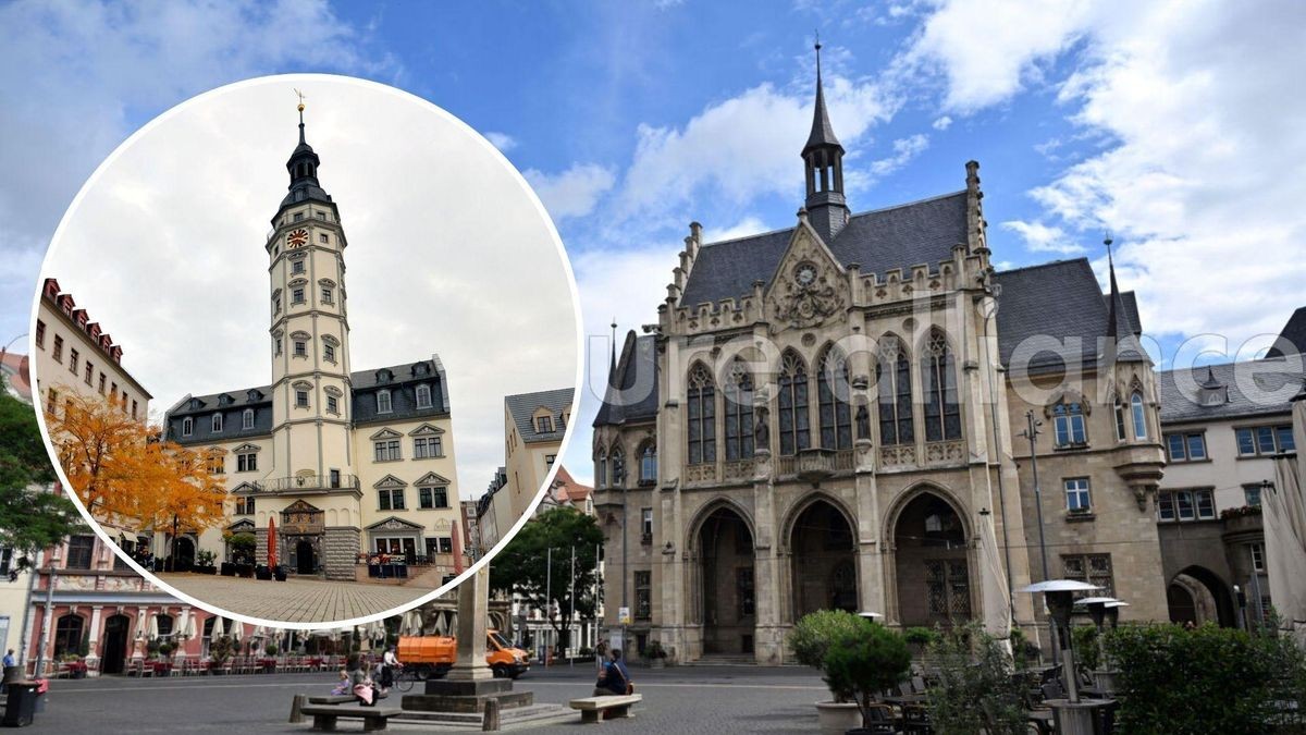 Bild zu Frage eins: Wie viele Kilometer liegen zwischen Erfurt und Gera