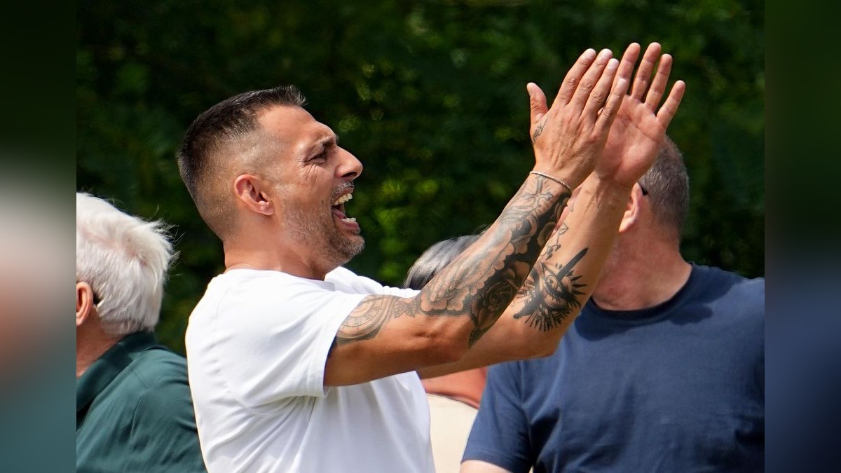 Hat mit der DJK/SF Katernberg einen Aufsteiger übernommen: Trainer Sascha Hense. Stölting Cup in Essen