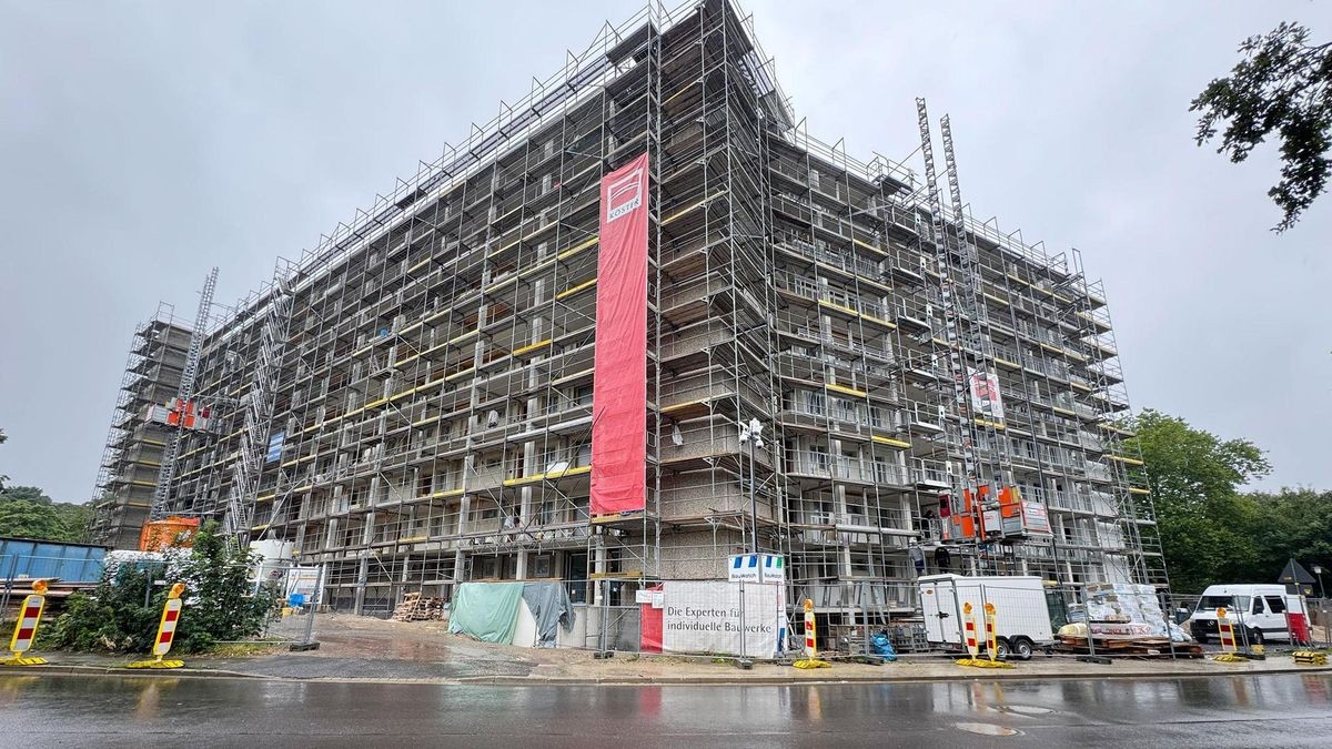 Kernsanierung Hochhaus Mozartbogen Fallersleben