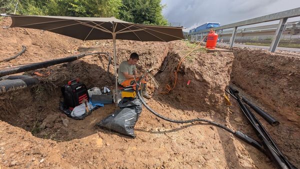 Autobahn-Dreieck vor den Toren Eisenachs ist bis auf die Details fertig